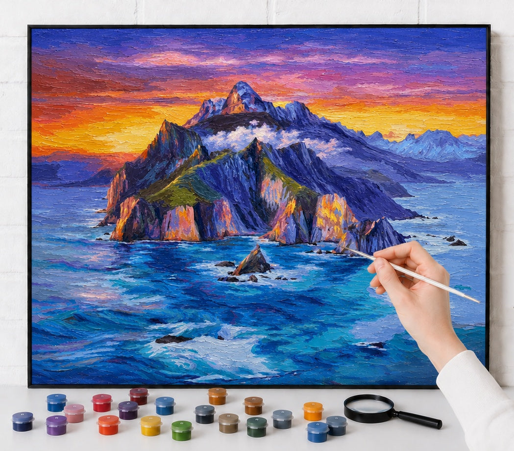 I See  — Optical Illusion Paint By Numbers Kit